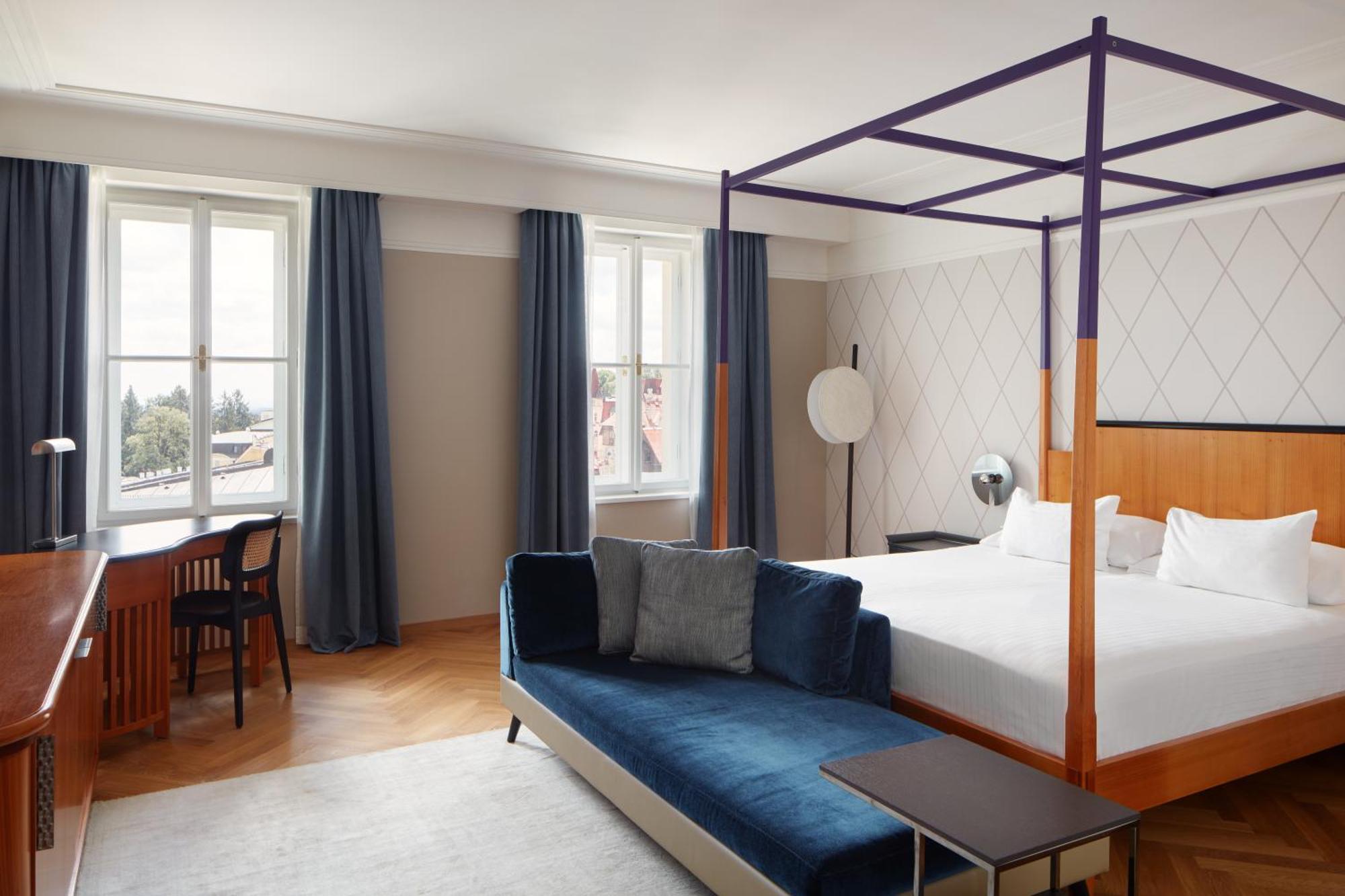 Falkensteiner Spa Resort มาเรียอานซเกลาซนี ห้อง รูปภาพ A room at the Hotel de Ligne